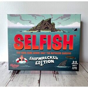 Ridley's Games Selfish: Shipwrecked Edition Strategy Card Game 2-5 Age 8+ 2018